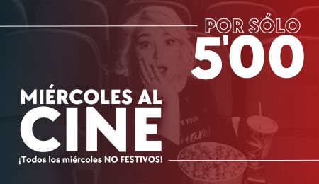 Miercoles no festivos por 5€